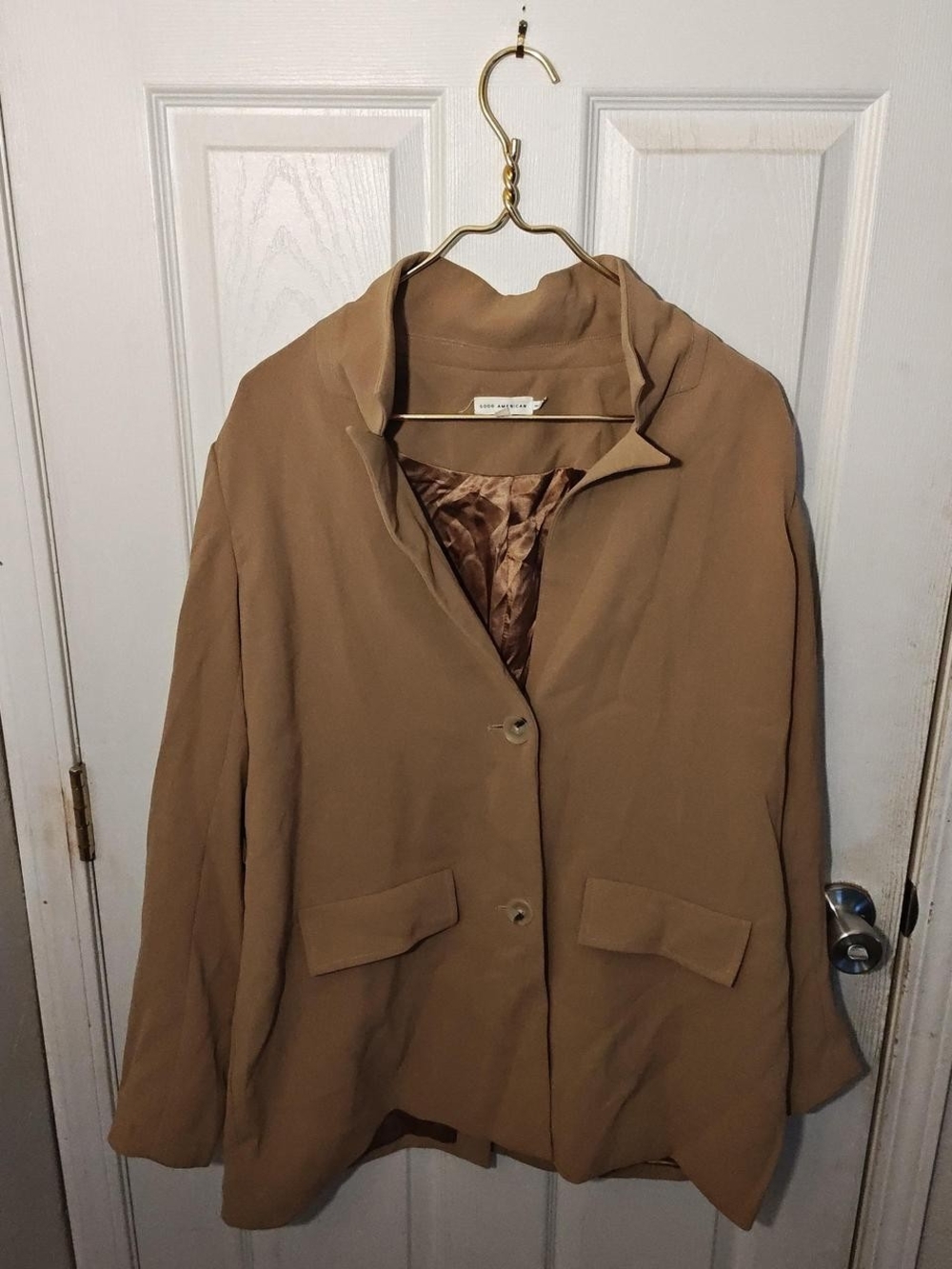 Good American Tan Blazer